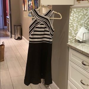 Black and white dress